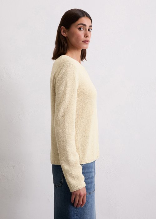 Knitted sweater regular — Light Oat