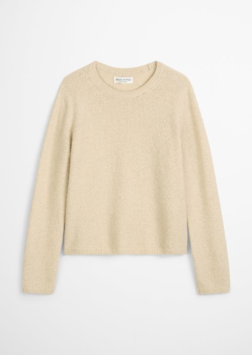 Knitted sweater regular — Light Oat