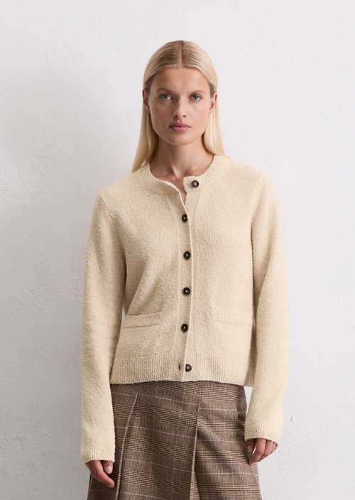 Cardigan regular — Light Oat