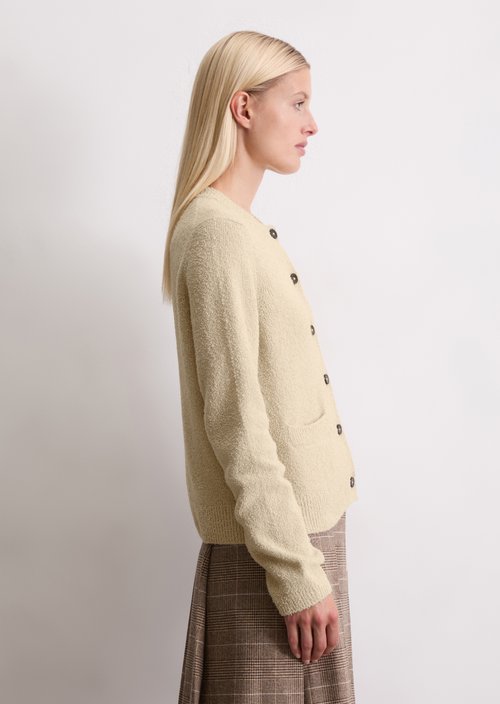 Cardigan regular — Light Oat