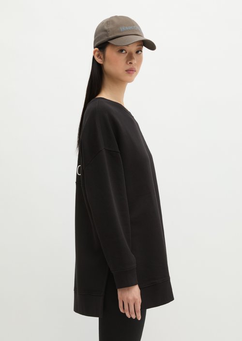 Logo sweatshirt loose — Black