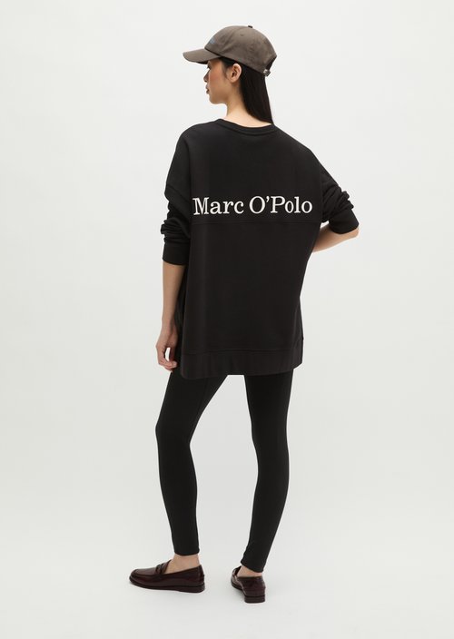 Logo sweatshirt loose — Black