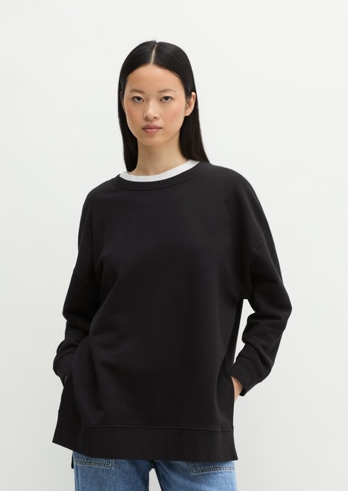 Logo sweatshirt loose — Deep Night Blue