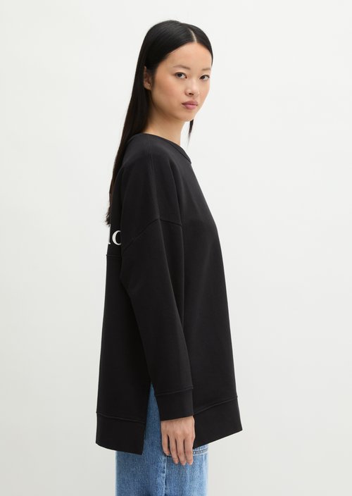Logo sweatshirt loose — Deep Night Blue