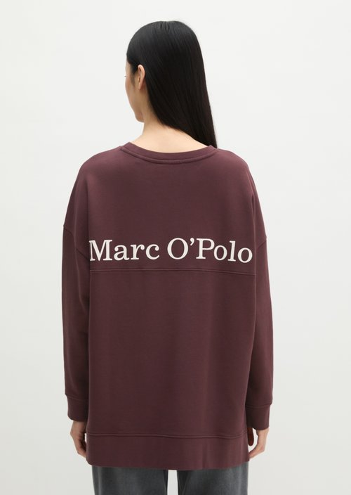 Logo sweatshirt loose — Black Cherry