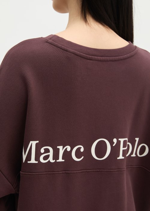 Logo sweatshirt loose — Black Cherry