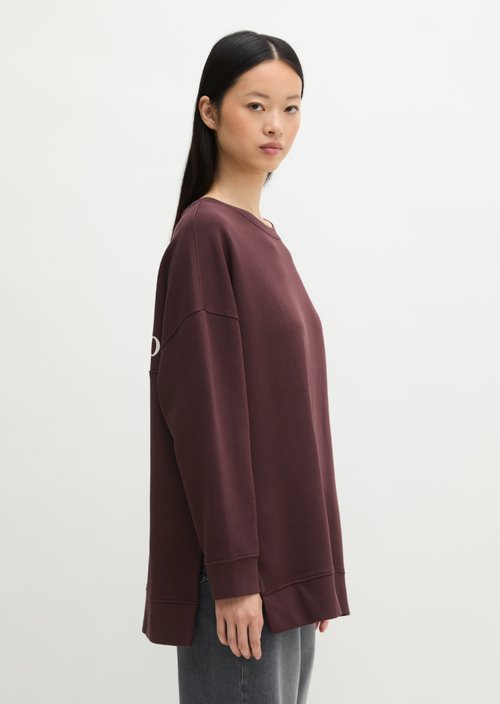 Logo sweatshirt loose — Black Cherry