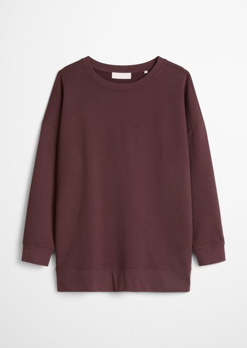 Logo sweatshirt loose — Black Cherry