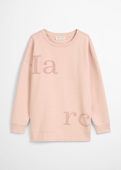 Logo sweatshirt loose — Pastel Rose