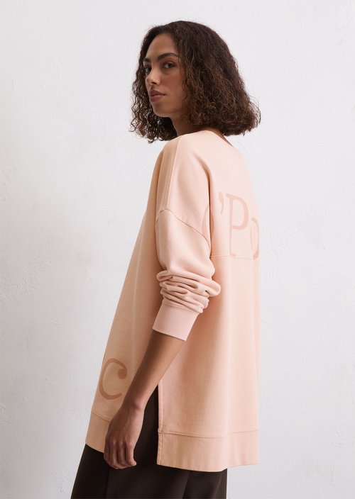 Logo sweatshirt loose — Pastel Rose