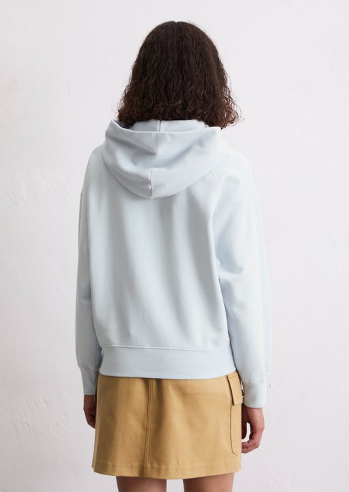 Logo hooded sweatshirt relaxed — Calm Blue