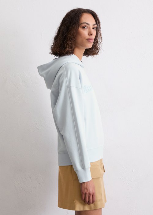Logo hooded sweatshirt relaxed — Calm Blue
