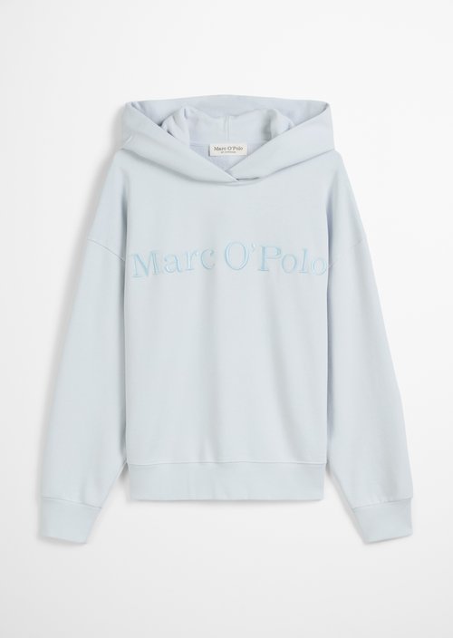 Logo hooded sweatshirt relaxed — Calm Blue
