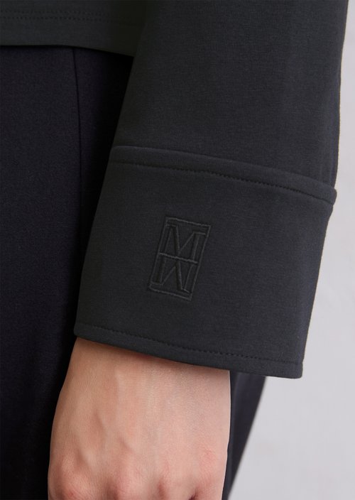 Regular jersey blouse — Deep Night Blue