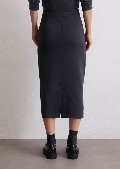 Jersey skirt regular — Deep Night Blue