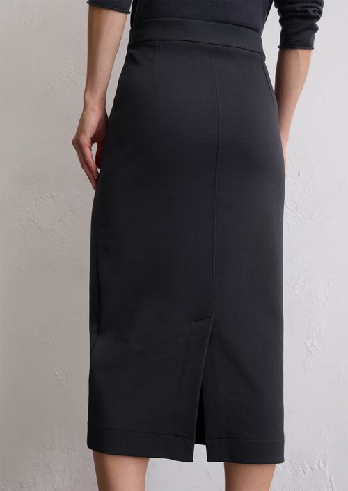 Jersey skirt regular — Deep Night Blue