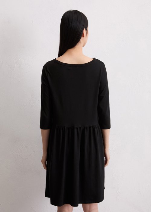 Jersey dress regular — Black