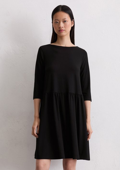Jersey dress regular — Black