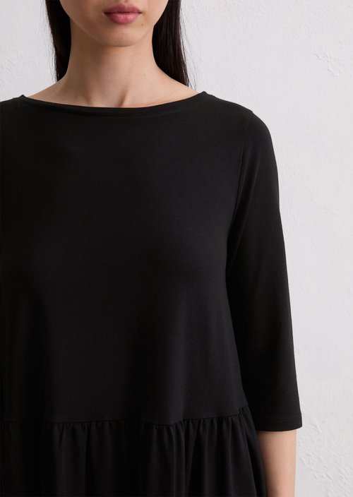 Jersey dress regular — Black