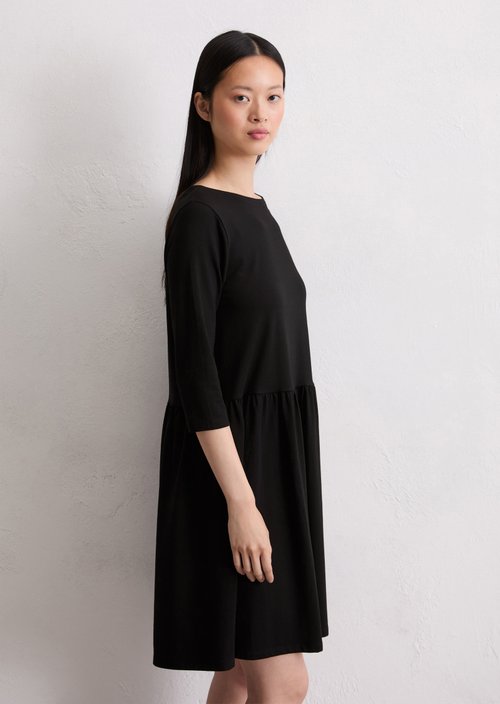 Jersey dress regular — Black