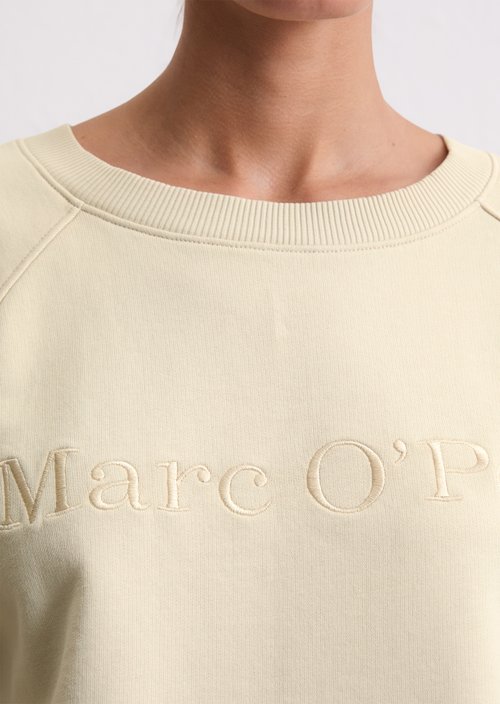 Logo sweatshirt relaxed — Light Oat