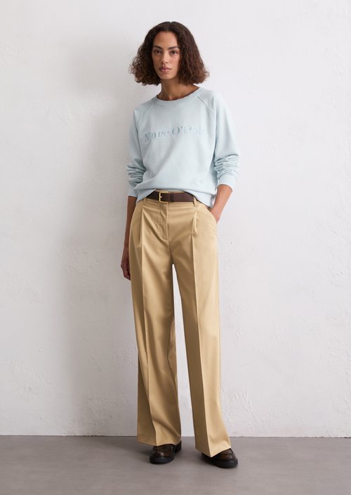 Logo sweatshirt relaxed — Calm Blue