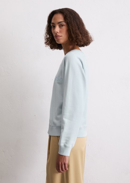 Logo sweatshirt relaxed — Calm Blue