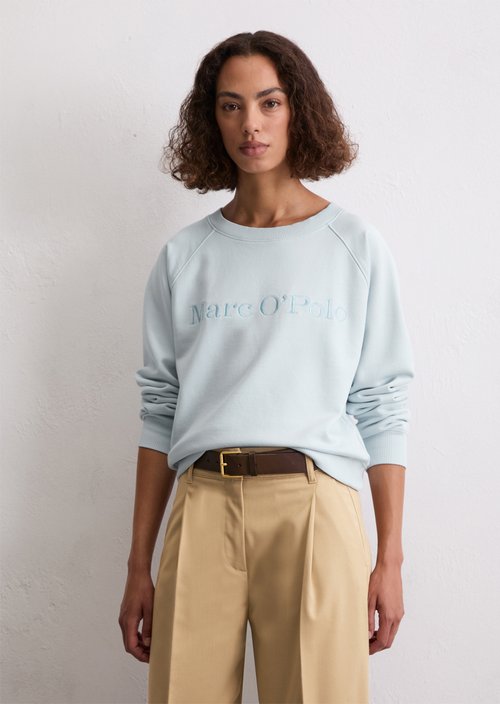 Logo sweatshirt relaxed — Calm Blue