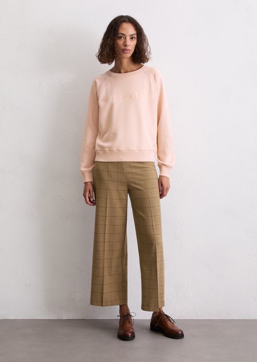 Logo sweatshirt relaxed — Pastel Rose