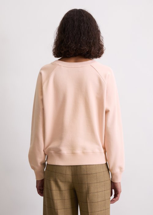 Logo sweatshirt relaxed — Pastel Rose