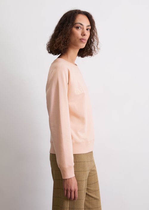Logo sweatshirt relaxed — Pastel Rose