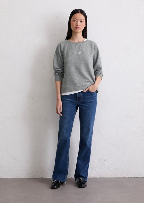 Relaxed sweatshirt — Light Grey Melange