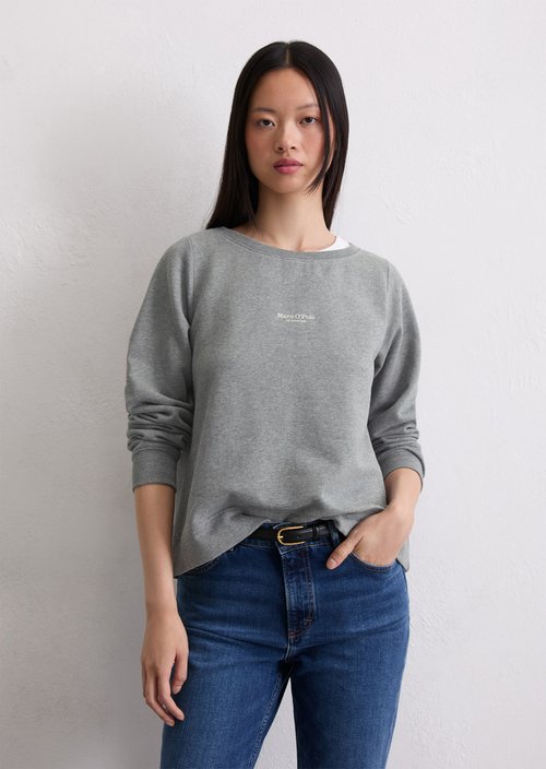 Relaxed sweatshirt — Light Grey Melange