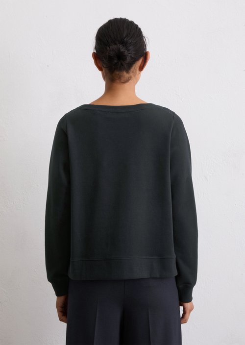 Relaxed sweatshirt — Deep Night Blue