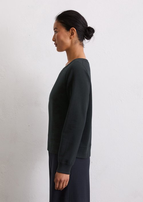 Relaxed sweatshirt — Deep Night Blue