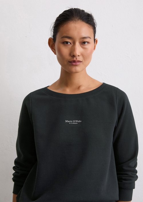 Relaxed sweatshirt — Deep Night Blue