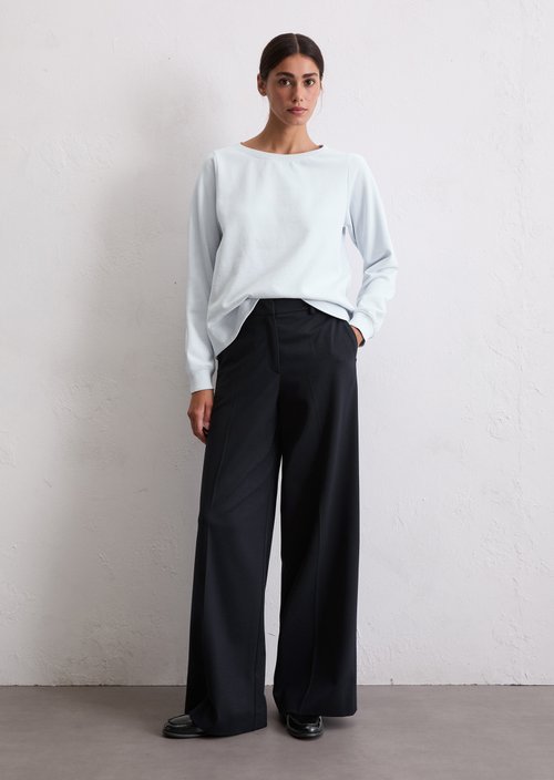 Relaxed sweatshirt — Calm Blue