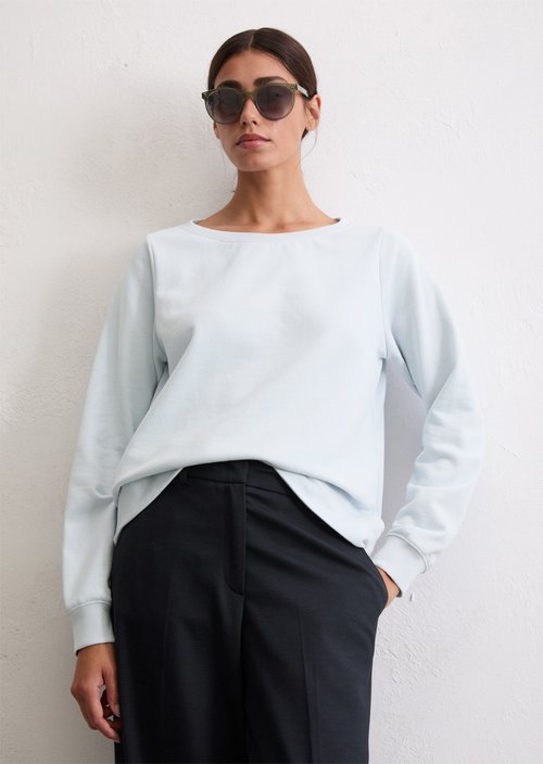 Relaxed sweatshirt — Calm Blue