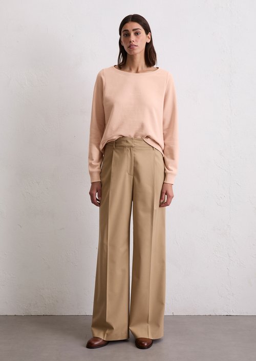 Relaxed sweatshirt — Pastel Rose