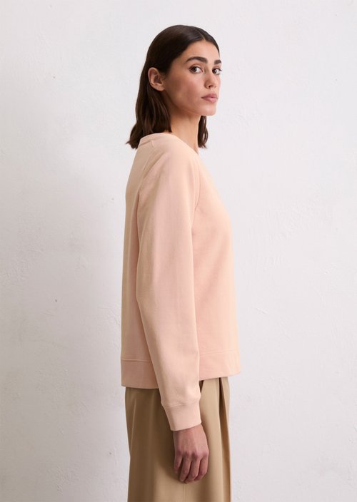 Relaxed sweatshirt — Pastel Rose