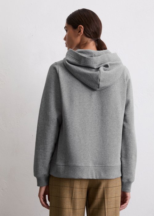 Hoodie relaxed — Light Grey Melange