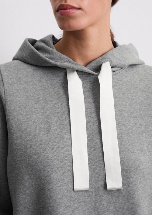 Hoodie relaxed — Light Grey Melange