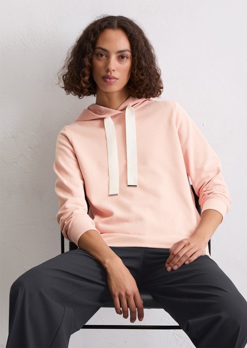 Hoodie relaxed — Pastel Rose