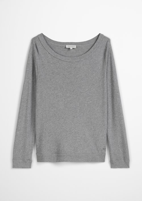 Longsleeve regular — Light Grey Melange