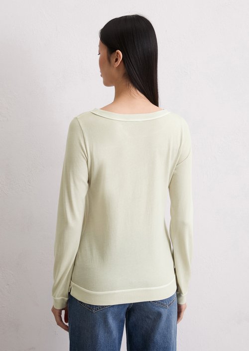 Longsleeve regular — Light Oat