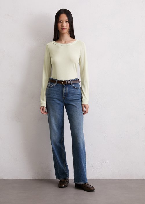 Longsleeve regular — Light Oat