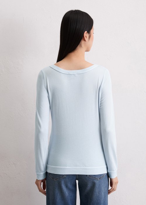 Longsleeve regular — Calm Blue