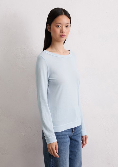 Longsleeve regular — Calm Blue