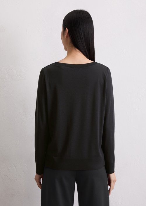 Luxury Longsleeve regular — Black