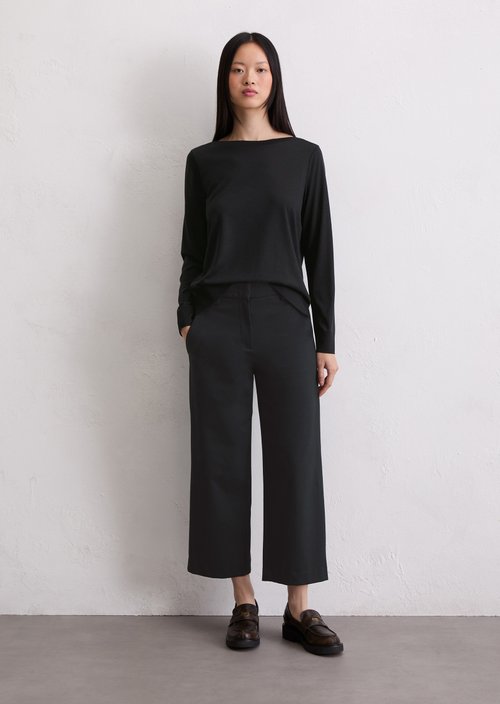 Luxury Longsleeve regular — Black
